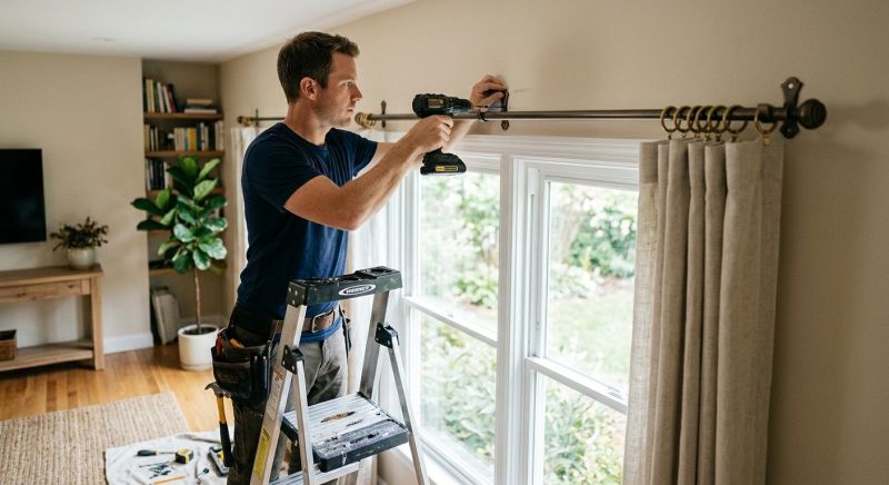 Increase Your Curtain Rod Installation Business with an AI Driven, Targeted Website